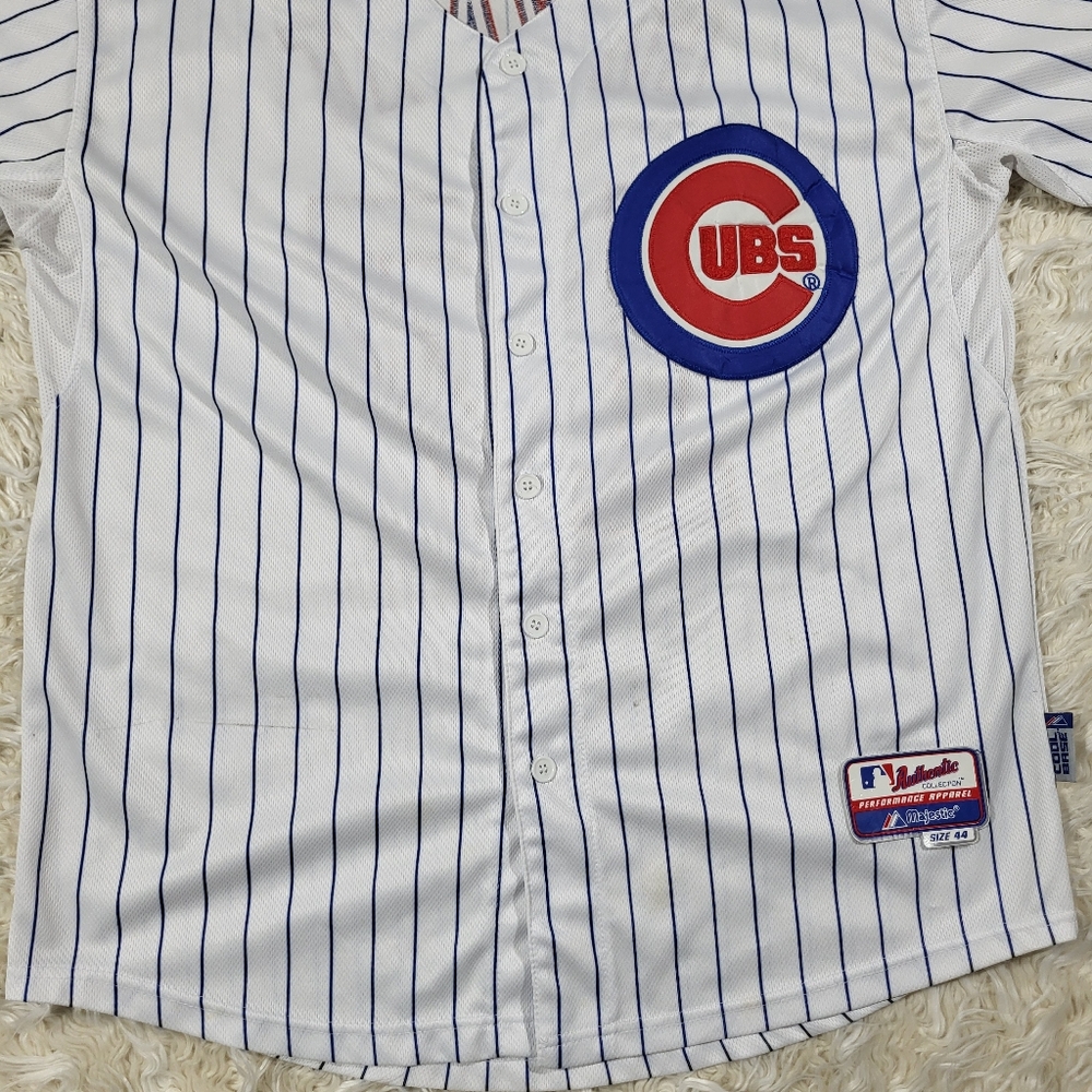 Chicago Cubs Majestic Jersey Kris Bryant #17 Short Sleeve Size 44 - Picture 4 of 15